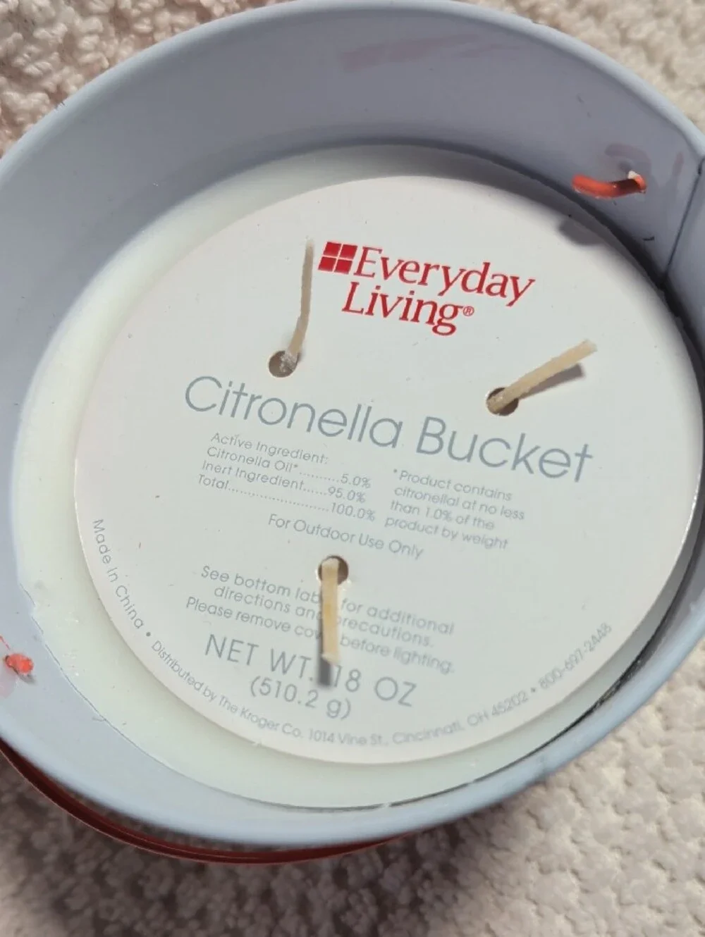 Everyday Living Citronella Bucket